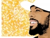 Hand drawn image of rapper Common