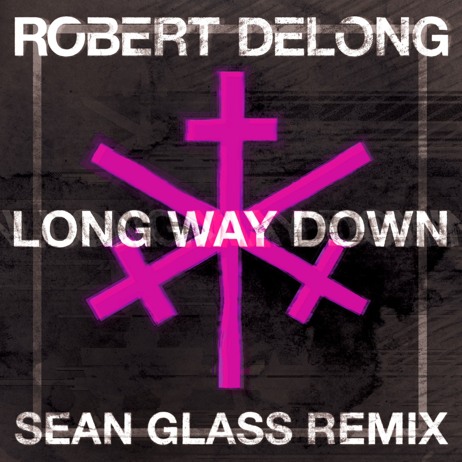 Robert Delong Long Way Down Sean Glass remix artwork