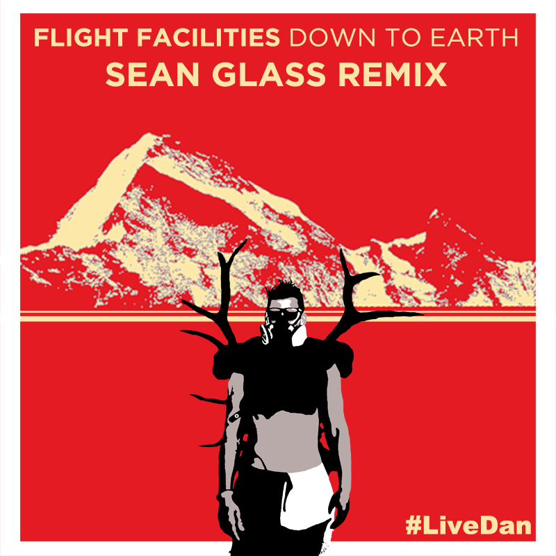 Flight Facilities Down to Earth Sean Glass Remix Artwork